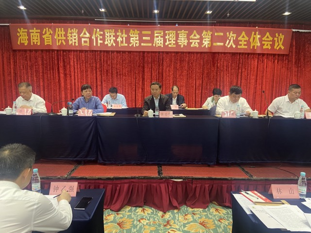 省社第三届理事会第二次全体会议在海口召开
